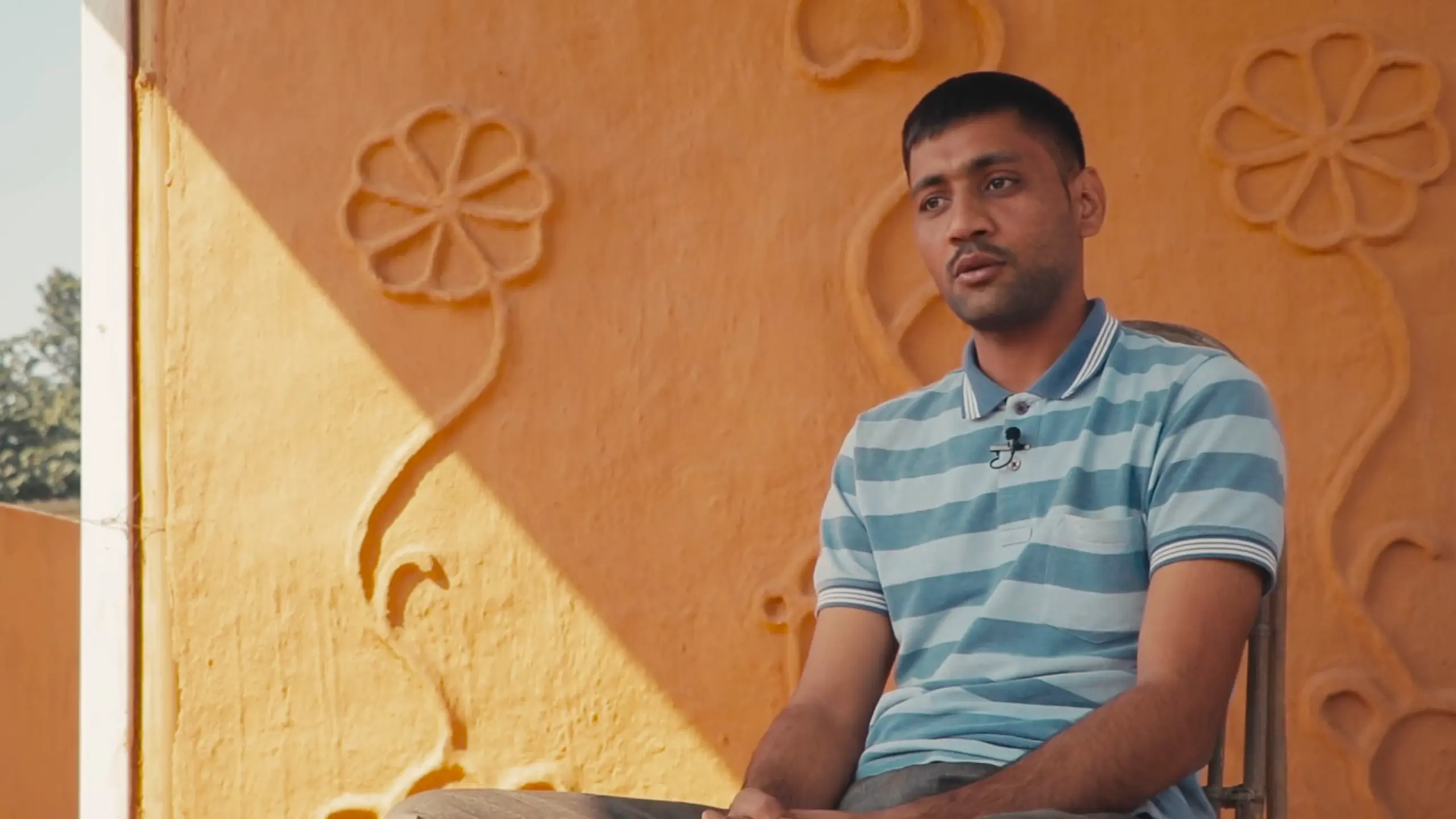 Taukeer Alam while speaking his language, Van Gujjari