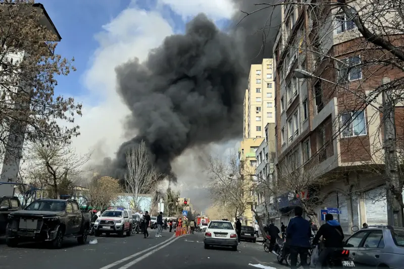 S-Israeli bombing of Tehran on March 3, 2026. Photo by Avash Media on Wikimedia Commons