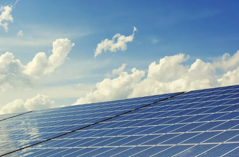 Solar panels.