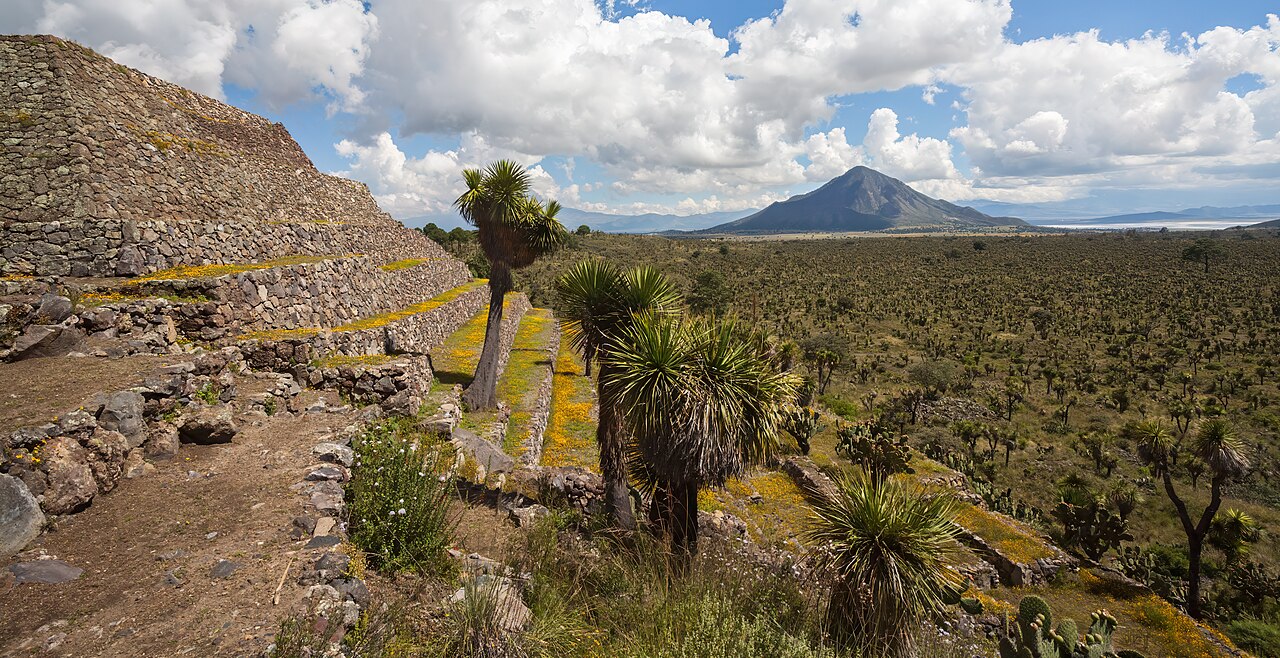 Zona arqueológica de Cantona, Puebla, México