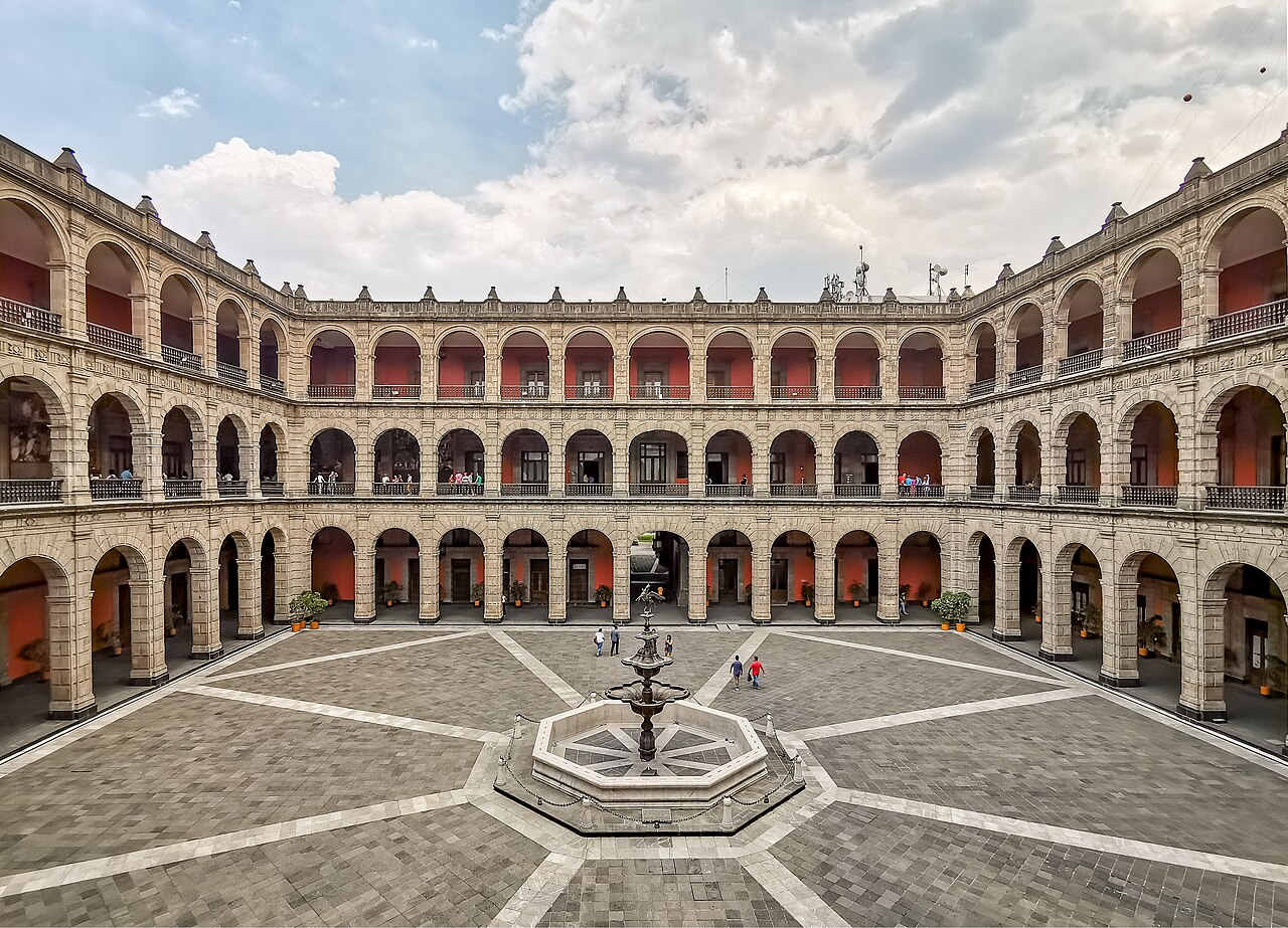 Patio Central en Palacio Nacional CDMX