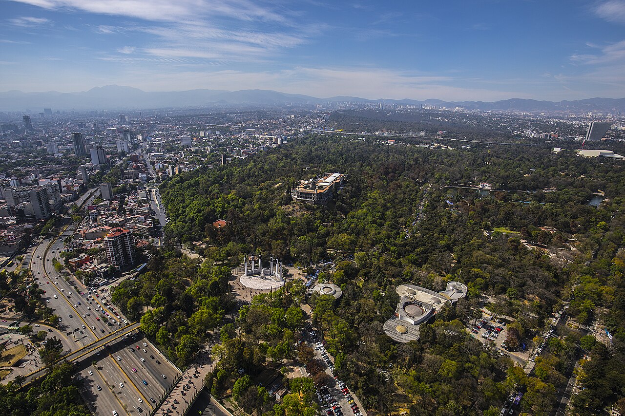 Fotografías de la Ciudad de México desde el aire.